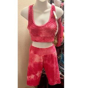 Pink two piece